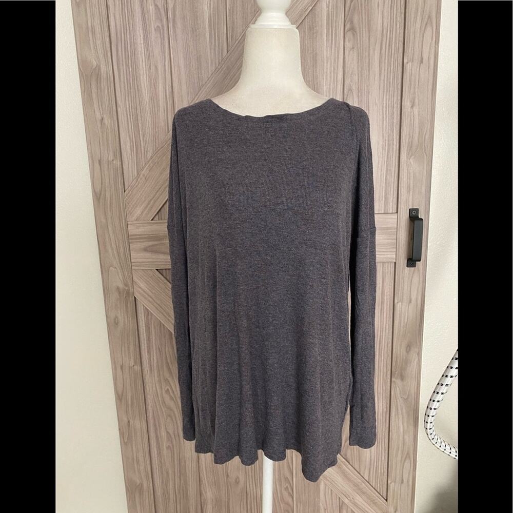 NWT H by Bordeaux Long sleeve Tee in licorice